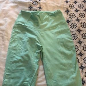 Till you collapse mint green legging. NWOT.